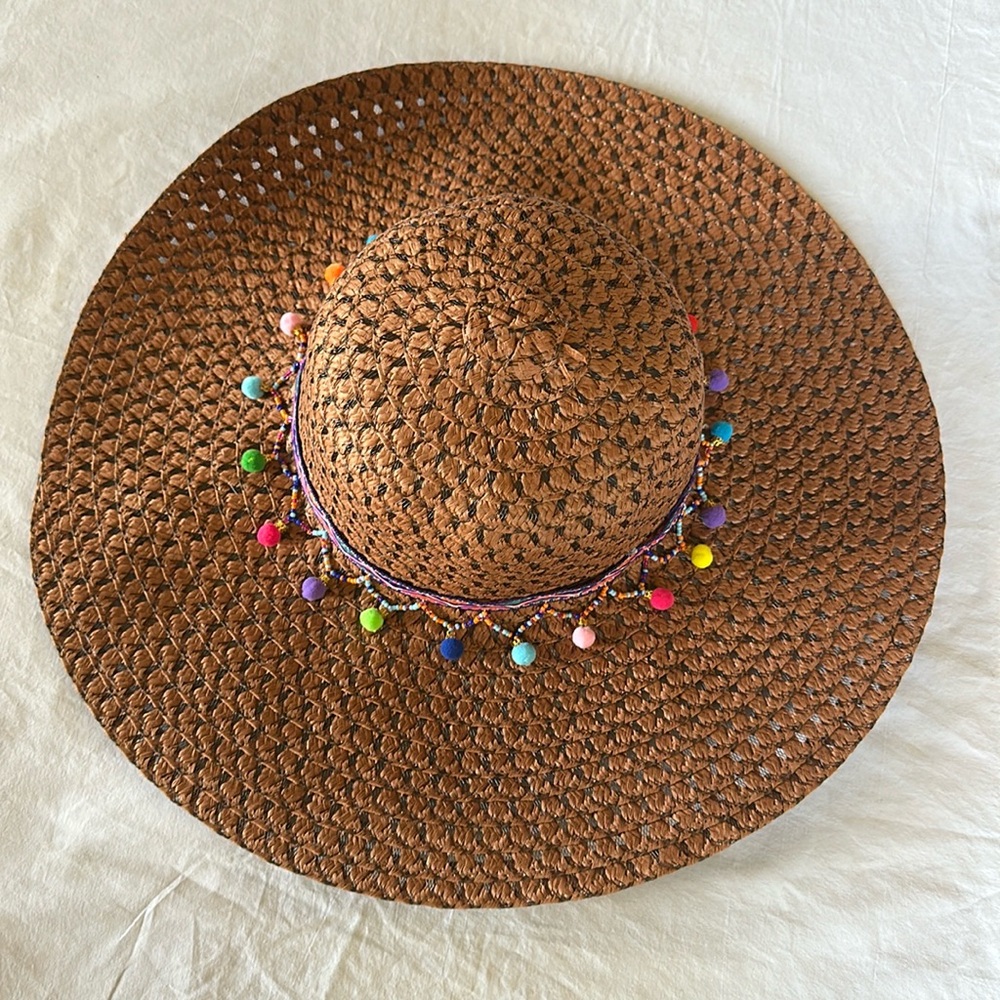Wide, Brim straw, Boho, floppy sun hat